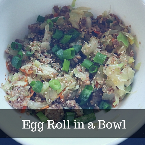 egg roll in a bowl