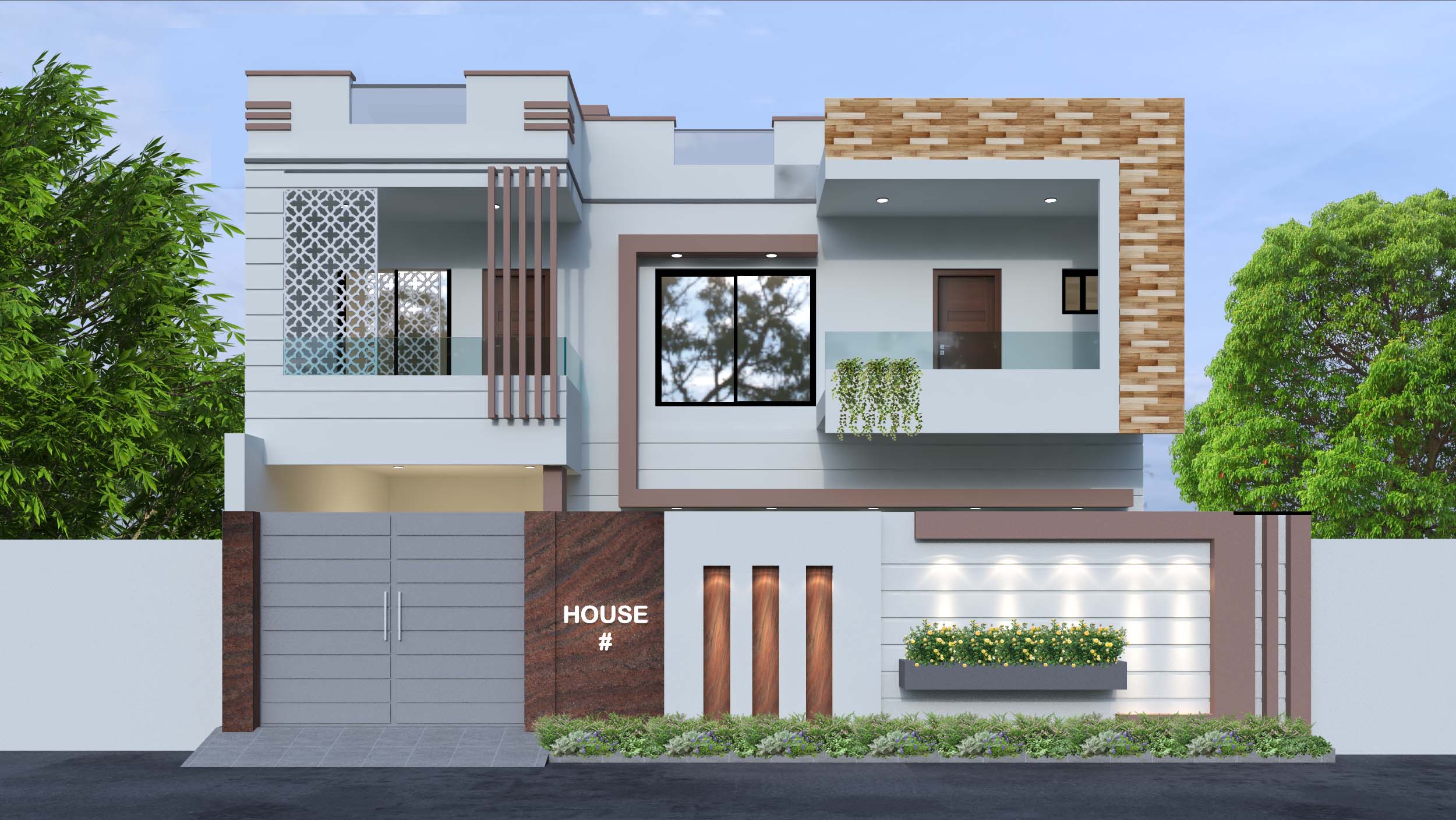 10 Marla Dubble Story House Design-Latest House Design-USAMA DESIGN CENTER