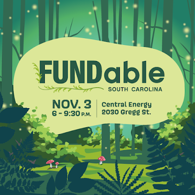 Fundable SC Nov 3 2023 6pm to 930pm Central Energy 2030 Gregg St promo ad