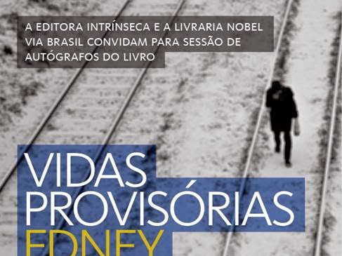 Sessão de autógrafos no Rio com Edney Silvestre, Editora Intrínseca e Livraria Nobel