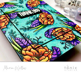 #cardbomb, #mariawillis, #cards, #stamp, #ink, #paper, #handmade, #handmadecards, #diy, #tonicstudios, #tonicstudiosusa, #color, #nuvo, #nuvoshimmerpowder, #video, #videotutorial, 