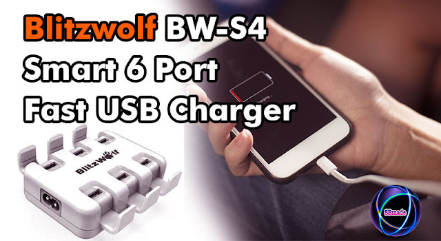 Blitzwolf BW-S4 Smart 6 Port Fast USB Charger