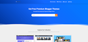 Goomsite Blueyy - Professional Blogger Template