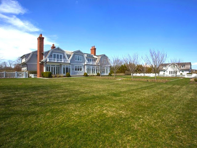 Backyard Hamptons mansion Water Mill estate