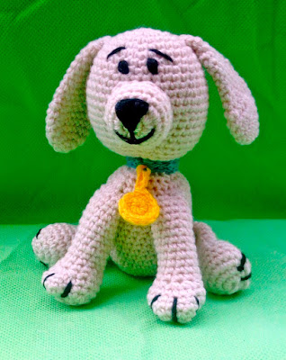 PERRO AMIGURUMI TEJIDO A GANCHILLO