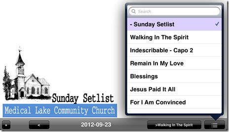 setlist 2012-09-23 unrealBook