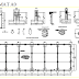 Hangar DWG en charpente métallique 36mx12mx6m avec tous les details