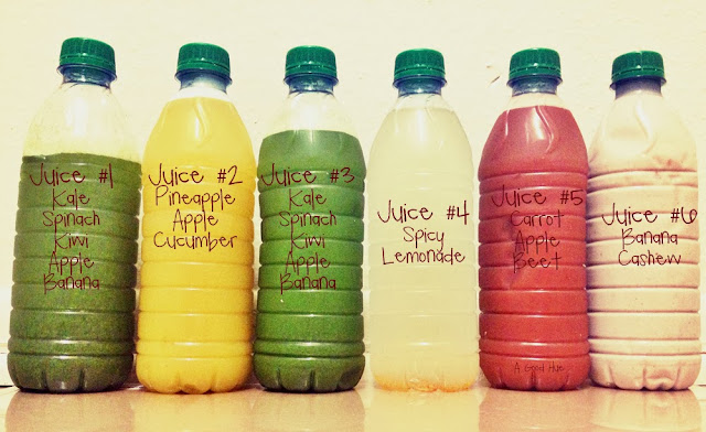 How To: 3 Day DIY Juice Cleanse with Shopping List - A ...
