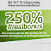The New Etisalat Super charge (250% Bonus) Package to call All Networks