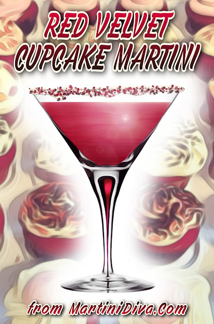 RED VELVET CUPCAKE MARTINI Cocktail Recipe