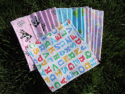 flannel reusable napkins