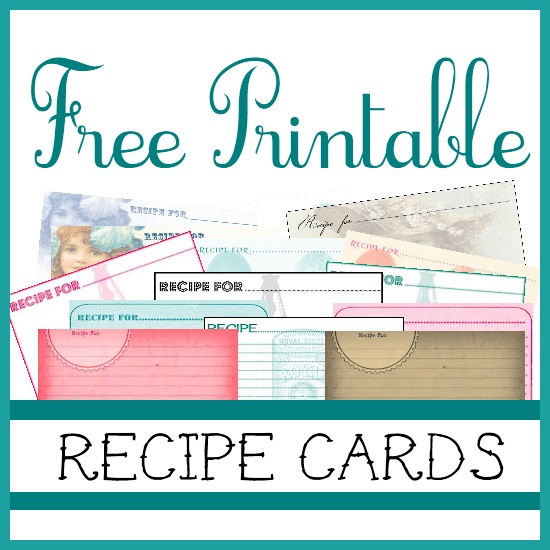 Sweetly Scrapped: {Free♥} Printable Recipe Cards