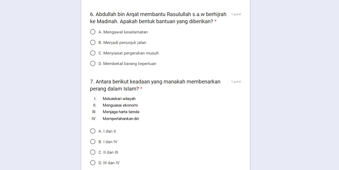 Latihan Soalan Objektif Sejarah Tingkatan 4 - Selangor h