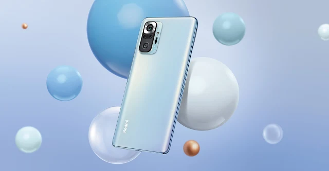 xiaomi redmi note 10 pro 108mp camera Glacier Blue