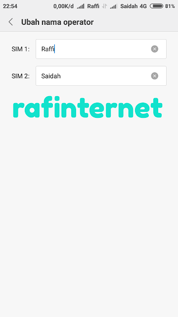 Cara menambahkan tulisan di status bar xiaomi