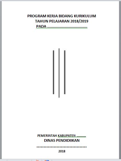 CONTOH PROGRAM KERJA BIDANG KURIKULUM TINGKAT SMP/MTs TAHUN PELAJARAN 2018/2019, http://riviewfile.blogspot.com/