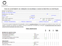 Check List Inspeção De Segurança Do Trabalho