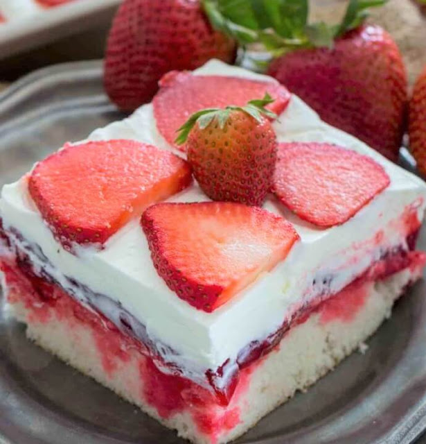 Strawberry Poke Cake