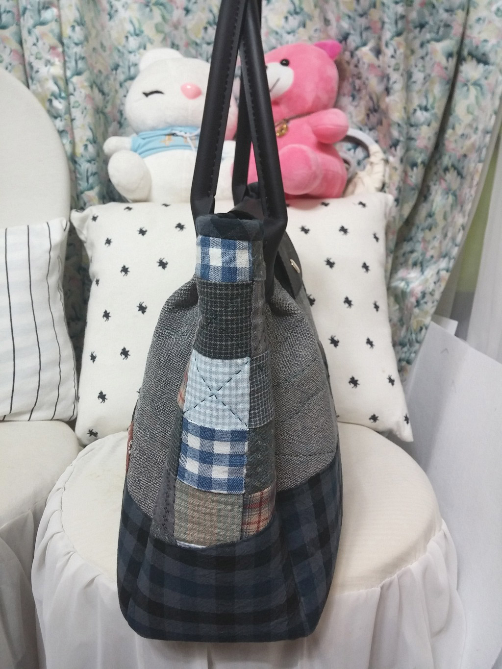 Patchwork Quilt Bag. DIY step-by-step tutorial. Сумка в стиле японский пэчворк