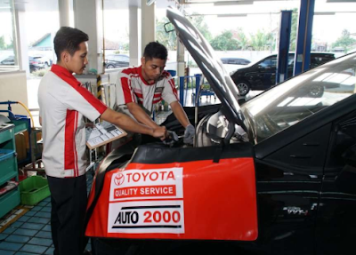 service mobil di auto 2000