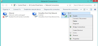 Virtual box network connection problem