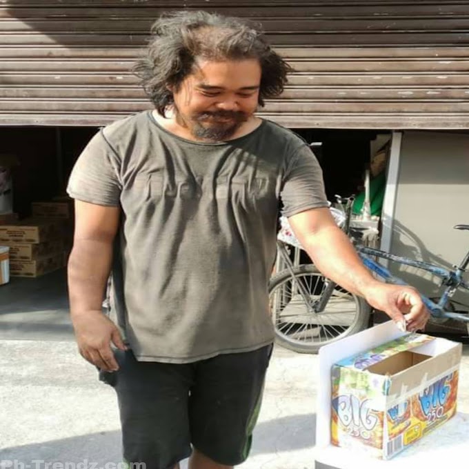 BIDA! isang street dweller na hinangaan dahil sa pag-abot ng tulong sa isang Pantry