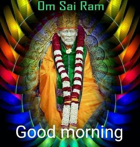Good Morning Sai Baba Image