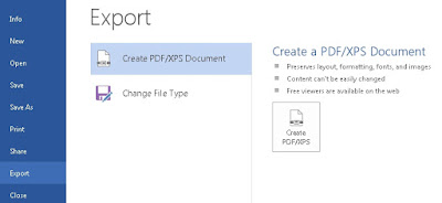 Cara Membuat File PDF di Microsoft Office Word 2013