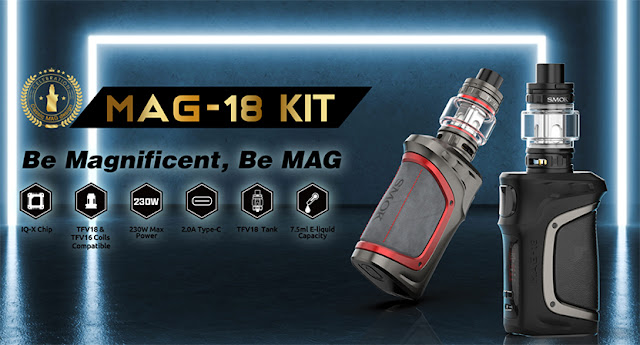 What Can We Expect from SMOK MAG-18 Kit with 7.5ml TFV18 Tank?