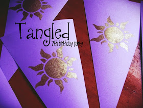 7th birthday Tangled Party