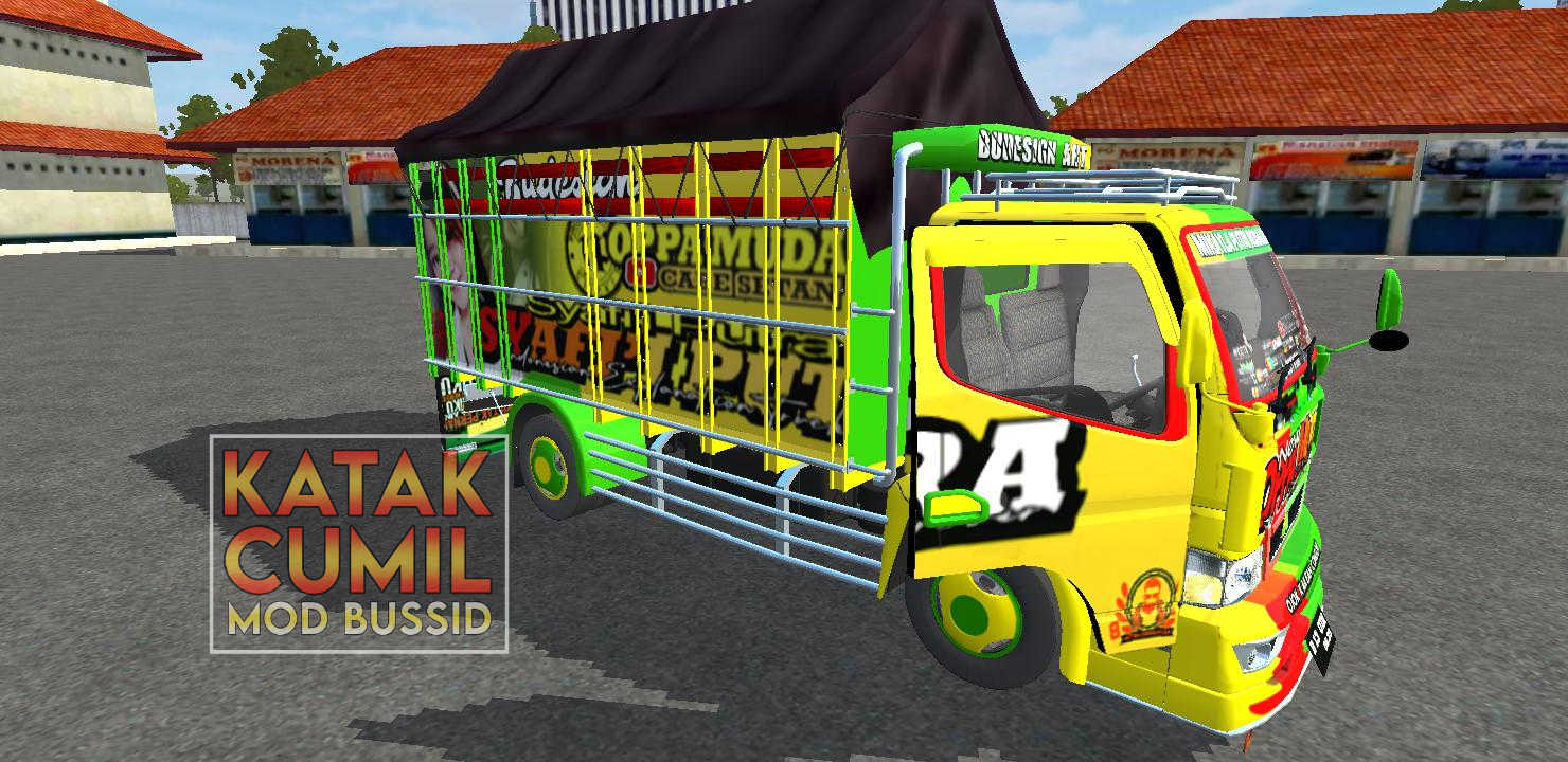 Download Mod Bussid Truck Canter  Oppa Muda Full Animasi  