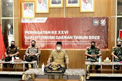 Virtual, Peringatan ke XXVI Hari Otonomi Daerah 2022 Kabupaten Lampura