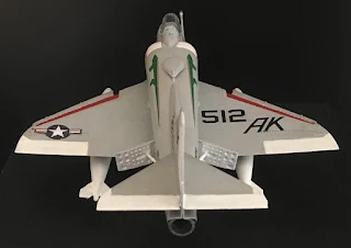 maquette Douglas skyhawk de dos