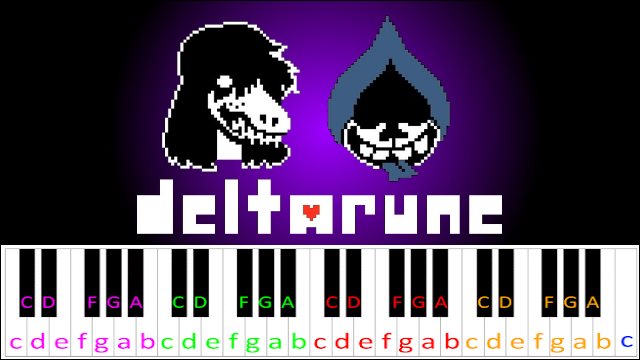 Susie (Deltarune) Piano / Keyboard Easy Letter Notes for Beginners