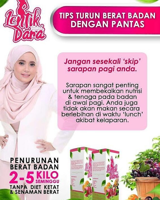 Tips Turun Berat Badan Dengan Pantas 