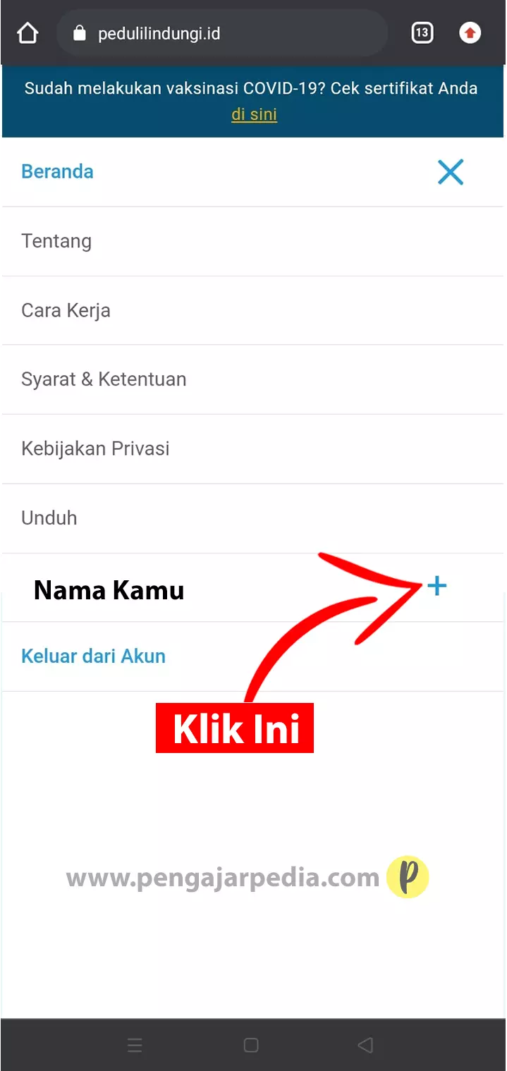 Cara Mencetak Sertifikat Vaksin Covid-19 - www.pengajarpedia.com