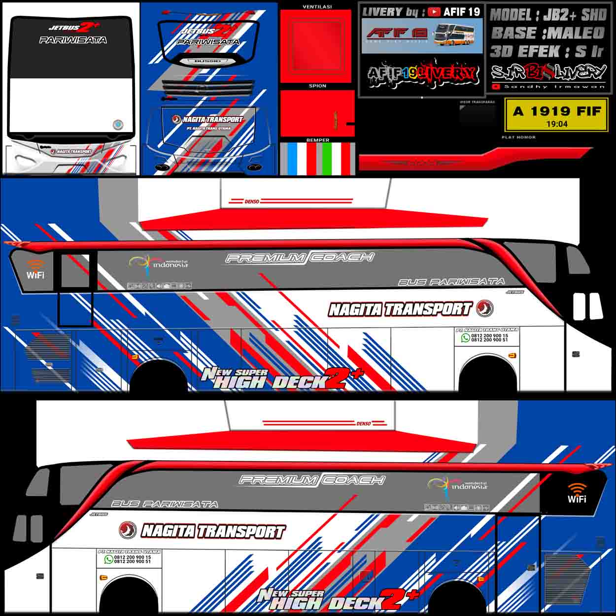 livery bussid nagita transport hd