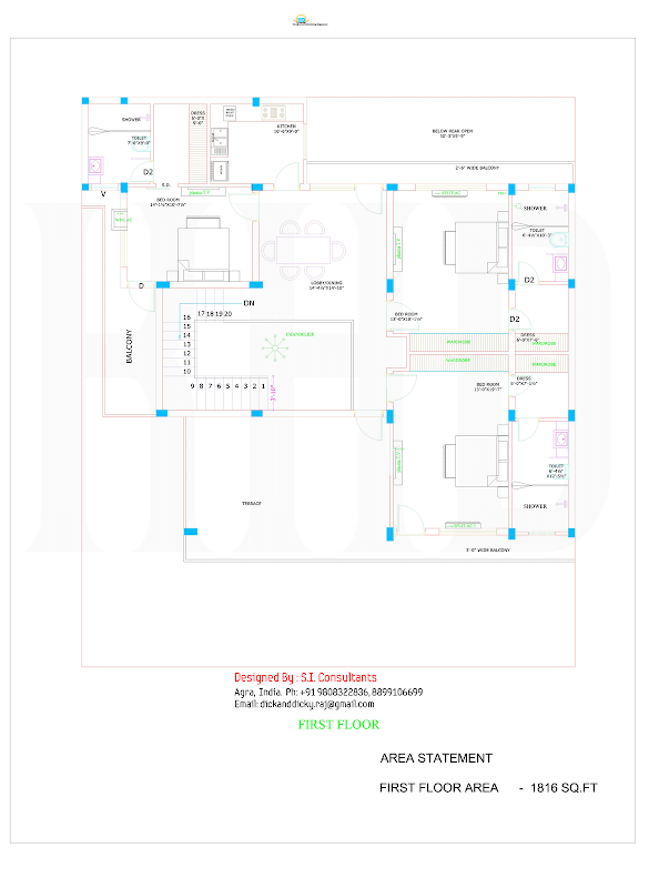 India house design with free floor plan title=