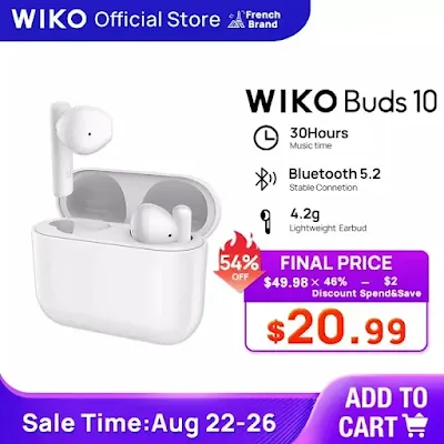 تعرف أيضا على سعر و مواصفات ساعة WIKO Buds 10  الجديدة