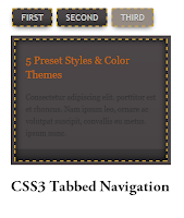 CSS3 + + Tabbed Navigation