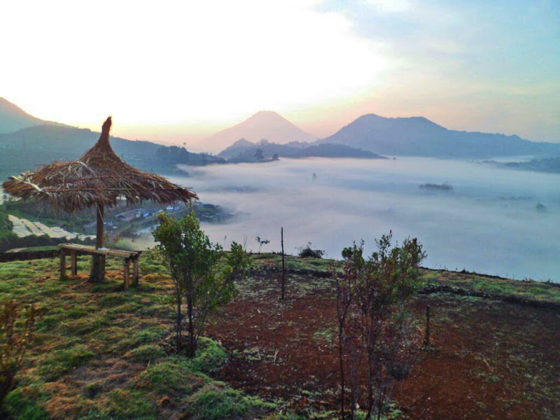 Bukit Scooter Skoter Dieng Menikmati Keindahan Lanskap 