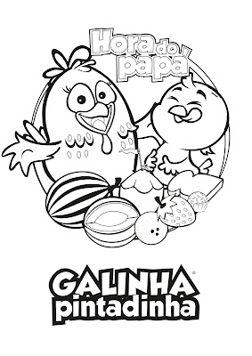 Desenhos da Galinha Pintadinha para Colorir e Imprimir