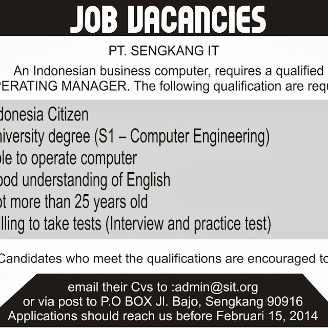 Contoh Surat Lamaran Kerja Bahasa Inggris Untuk Guru - USA 