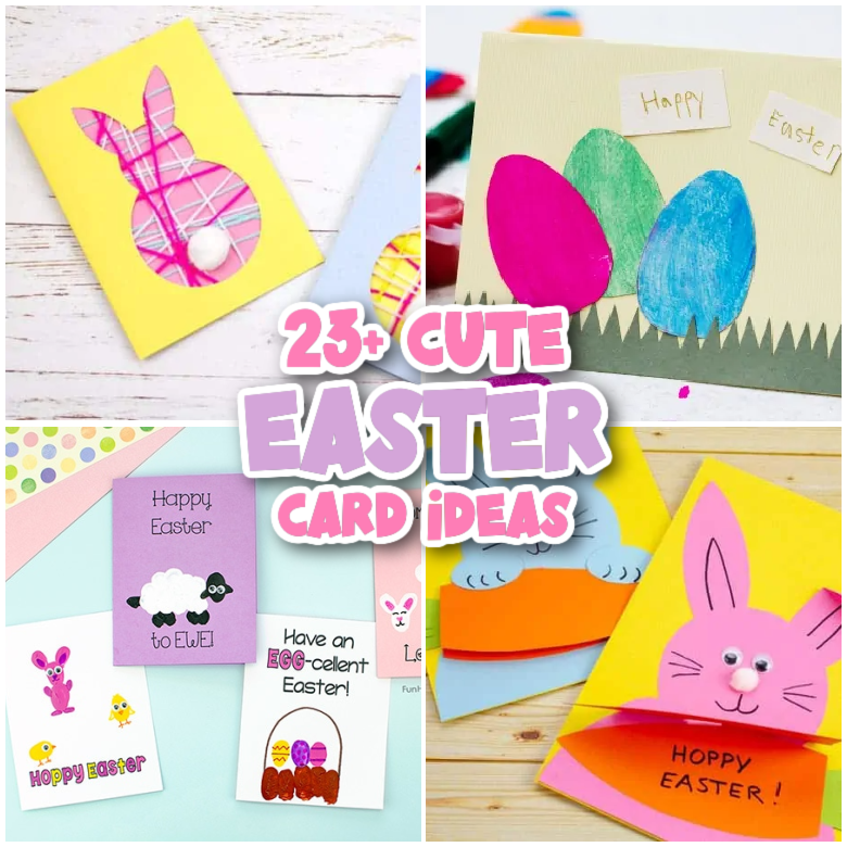 Homemade Easter card ideas for kids