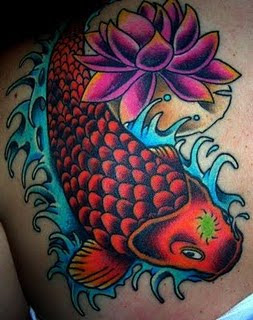 Japanese Koi Fish Tattoo For Female 