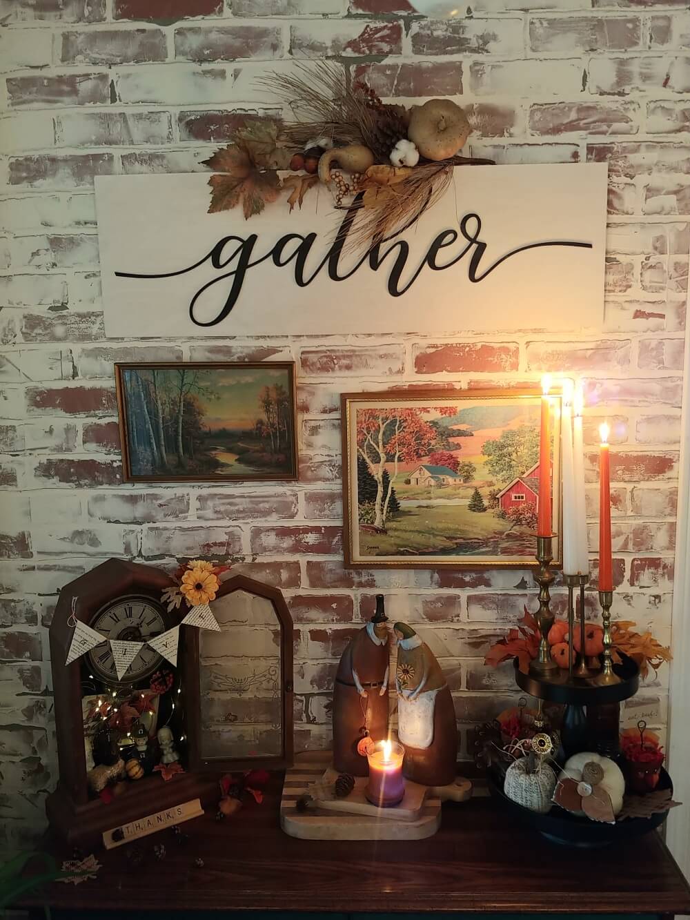 Thanksgiving Buffet Decor!