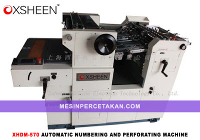 Mesin Nomorator - Perforator | XSHEEN XHDM 570 