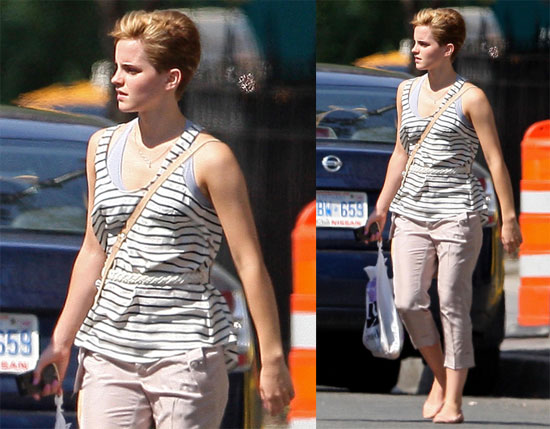 emma watson haircut pictures. Emma debuted her short new