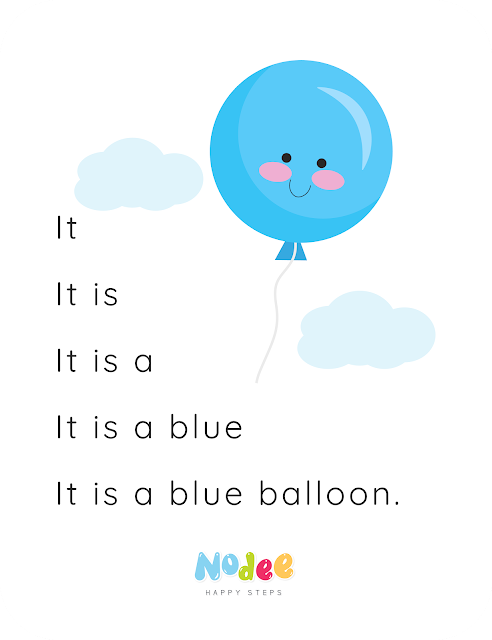 Reading fluency for kids - The Balloon Story