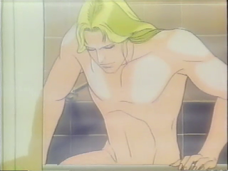 Phantom Yuusha Densetsu, OVA, Takao Yazawa, Shower, Gay, Anime, Fanservice, Manservice, Baraservice, Smoking, Butt, Yaoi, Bara, Feet, Bath Scene